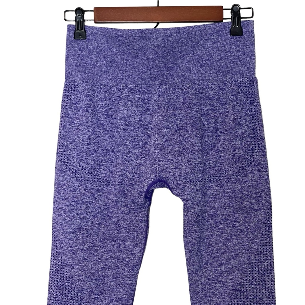 GymShark Vital Seamless 2.0 Leggings Size M Purple Athleisure Gym Workout - Picture 5 of 10